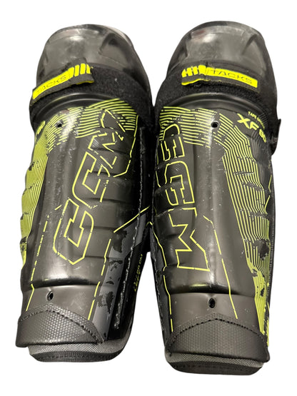 CCM XF80 Junior Ice Hockey Shin Pads – 11”