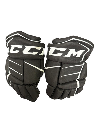 CCM FT350 Junior Ice Hockey Gloves – Black, 11”