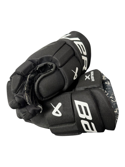Bauer X S24 Senior Ice Hockey Gloves – 14” – Black – Used