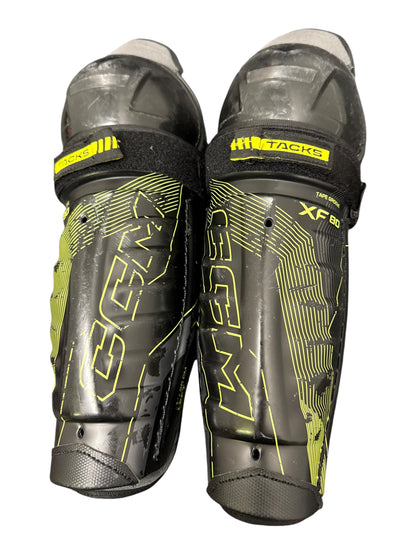 CCM XF80 Junior Ice Hockey Shin Pads – 11”
