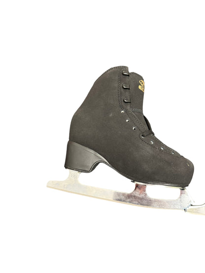 Edea Overture Youth Figure Skates Black Size 12 (200)