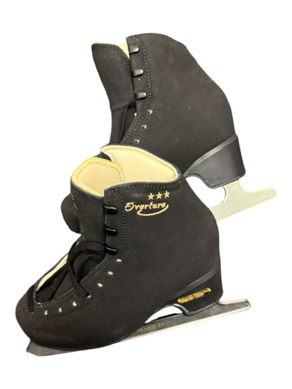 Edea Overture Youth Figure Skates Black Size 12 (200)