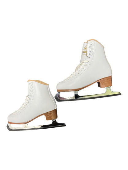 Jackson Mystique Figure Ice Skates – White, Size 6