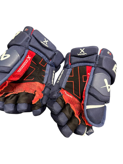 Bauer Vapor 3X Intermediate Ice Hockey Gloves – Navy, 13”