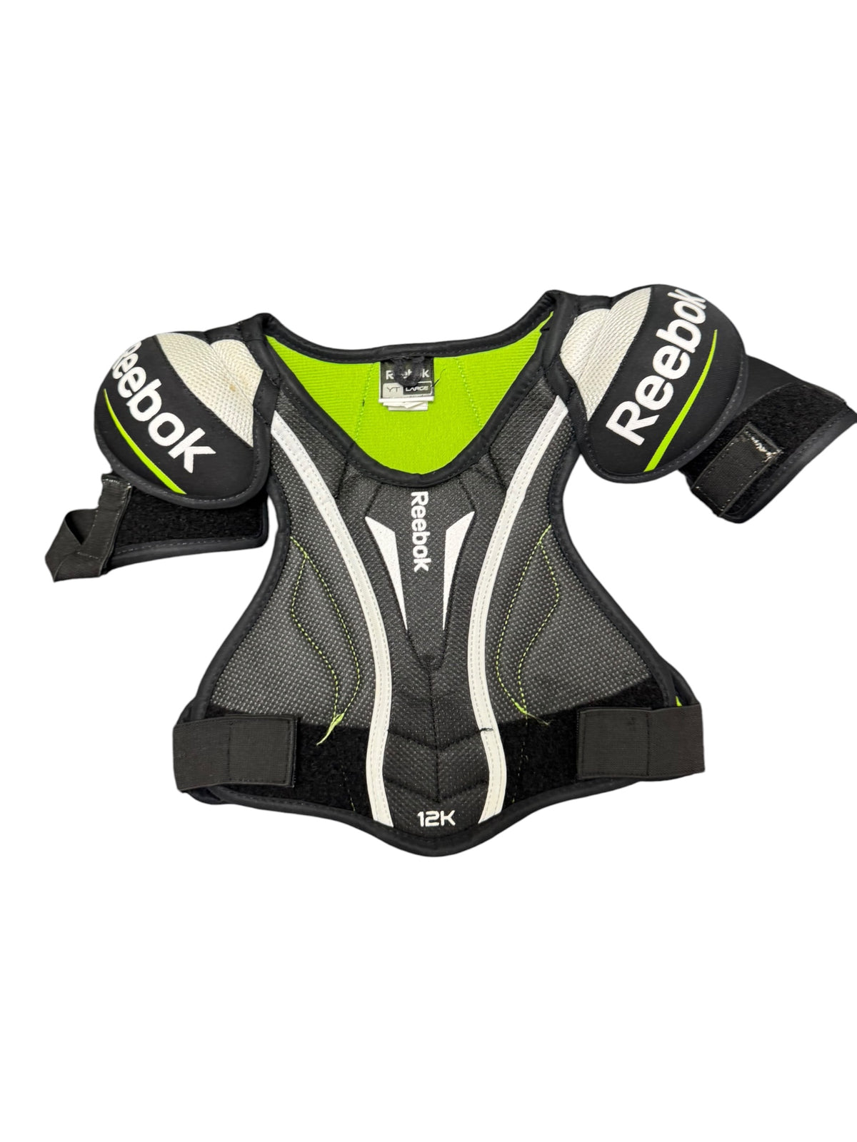 Reebok 12K Youth Ice Hockey Shoulder Pads – Large