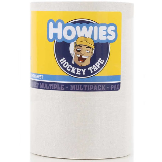 White Cloth Hockey Tape – 5-Roll Retail Pack