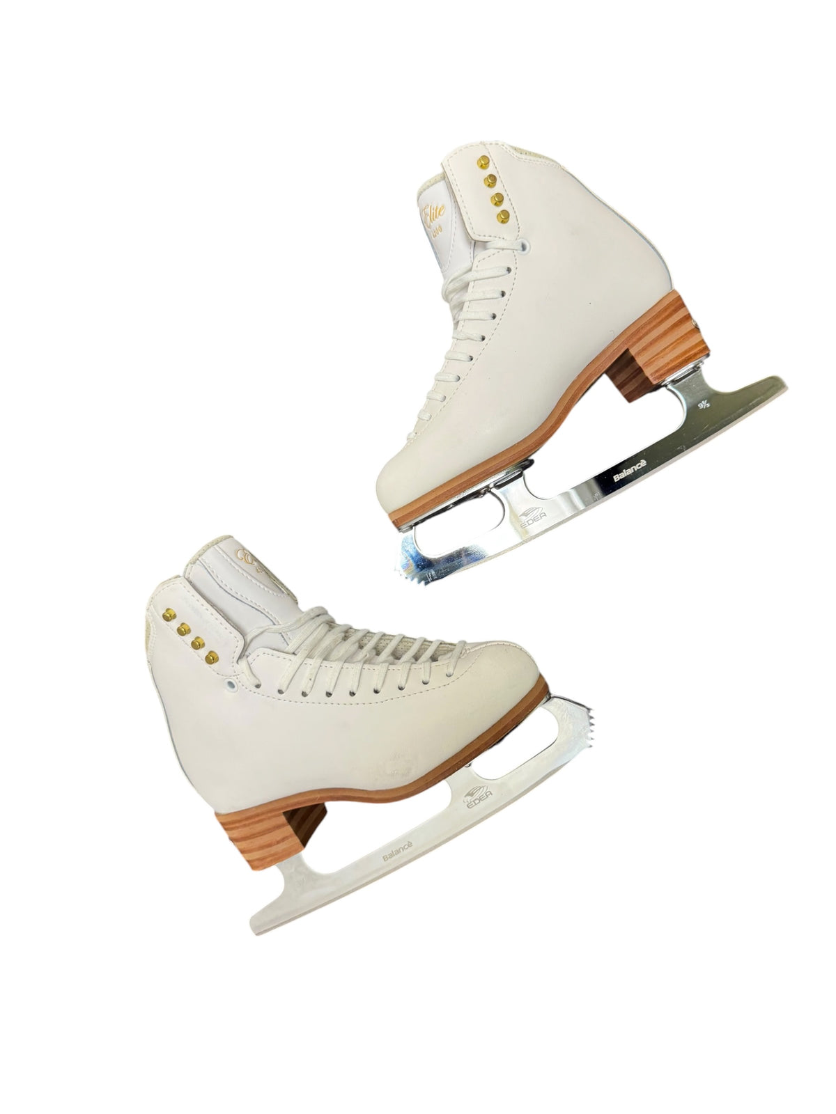Jackson Elite Women’s Figure Ice Skates – White, Size 5