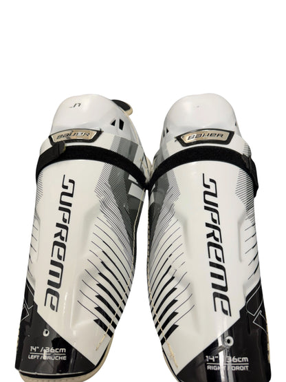 Bauer Supreme Elite Ice Hockey Shin Pads – 14”