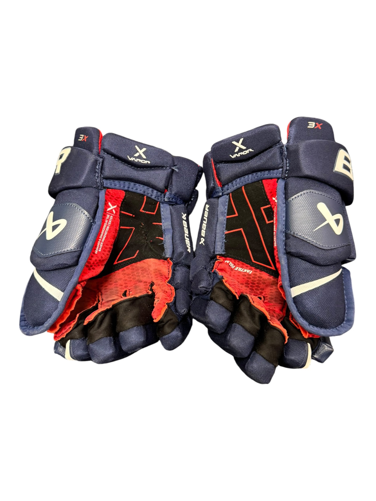 Bauer Vapor 3X Intermediate Ice Hockey Gloves – Navy, 13”