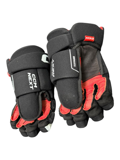 CCM Next Intermediate Ice Hockey Gloves 13 Inch Black/Red