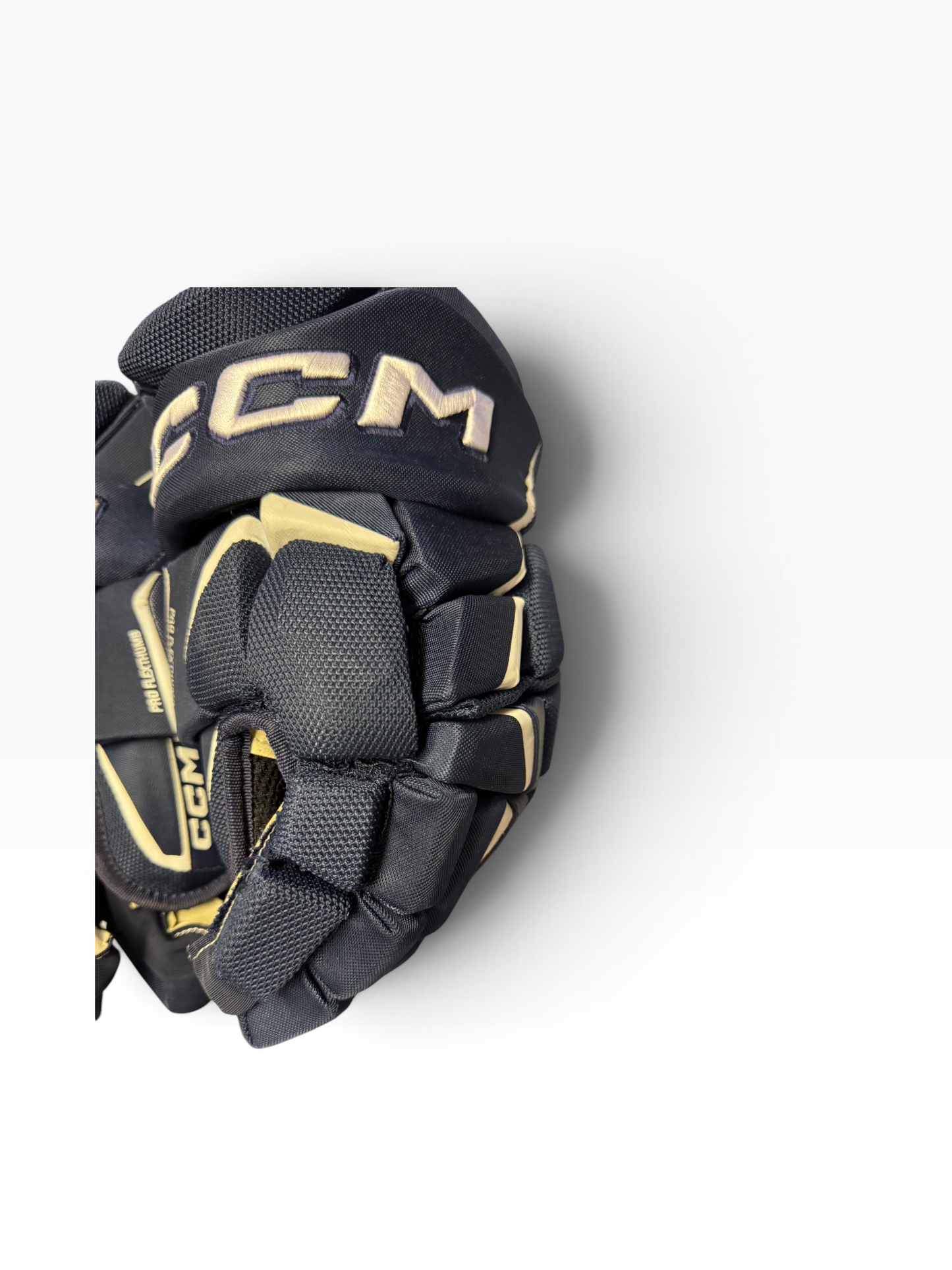 CCM Jetspeed FT6 Pro Senior Ice Hockey Gloves 14” Navy Used