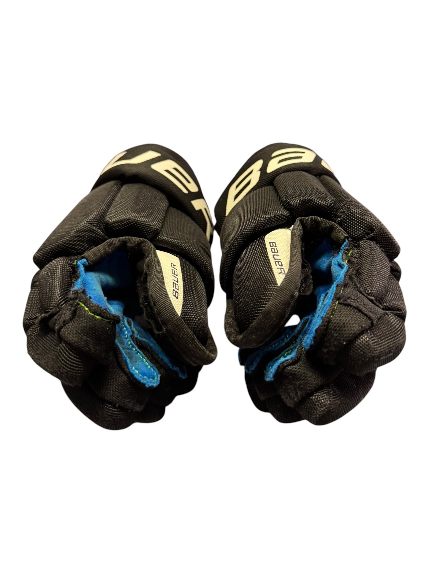 Bauer X S24 Youth Ice Hockey Gloves – 9” – Black/Blue – Used