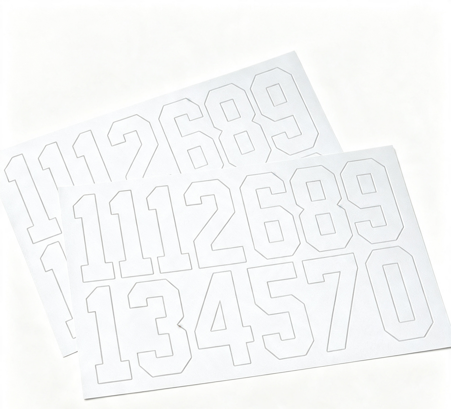 A&R Helmet Numbers Decals