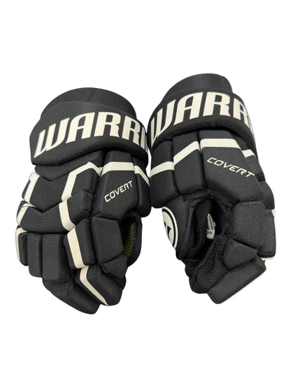 Warrior Covert Junior Ice Hockey Gloves – 10” – Black – Used