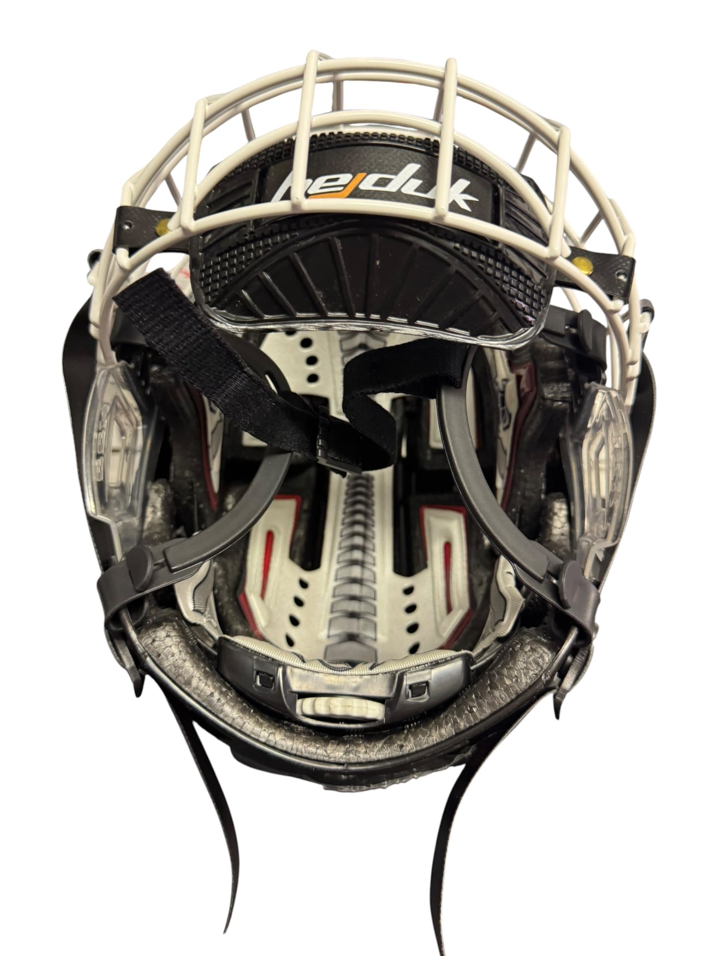 CCM FitLite Ice Hockey Helmet – Small – Black/Red – Like New