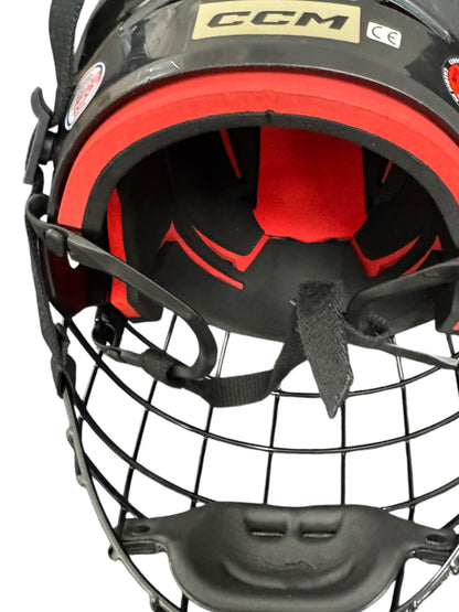 CCM Tacks 70 Ice Hockey Helmet Small Black Used