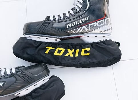Toxic Hockey Ice Hockey Skate Soakers – Black S,M,L Blade Protection
