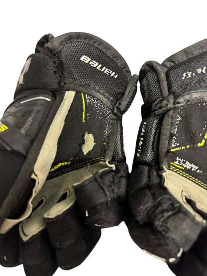 Bauer Supreme 3S Pro Junior Ice Hockey Gloves – 10” – Black – Used
