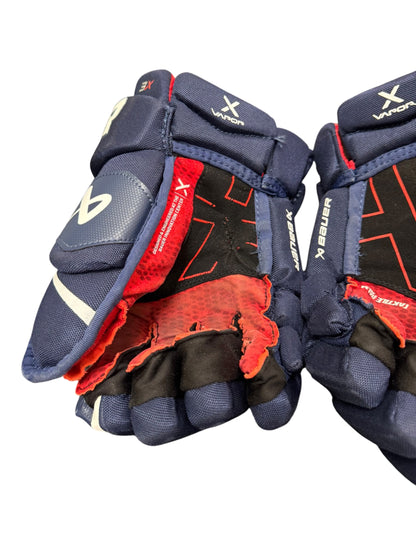 Bauer Vapor 3X Intermediate Ice Hockey Gloves – Navy, 13”