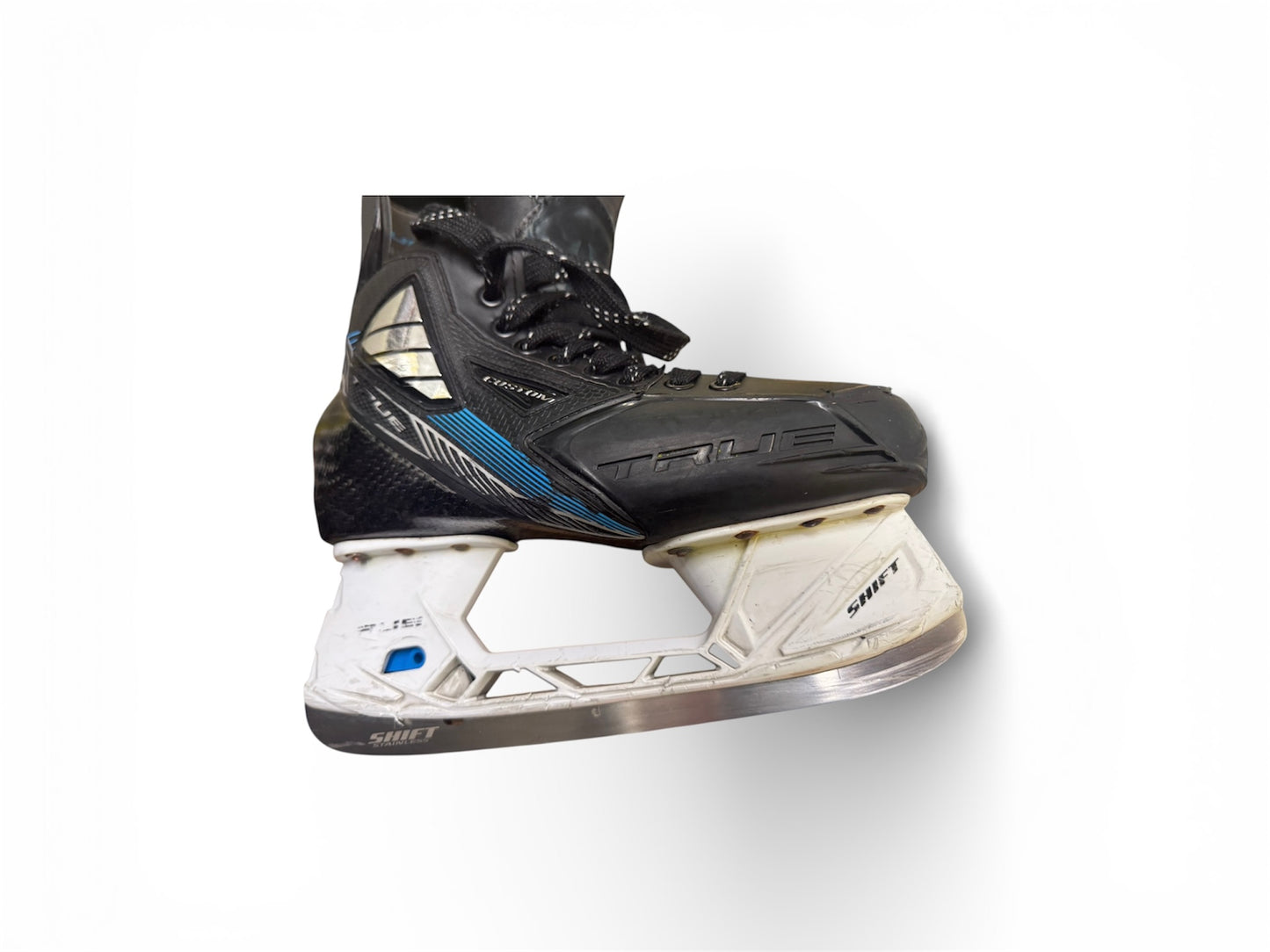 True Custom Senior Ice Hockey Skates – Black Size: 7.5 / 8.0