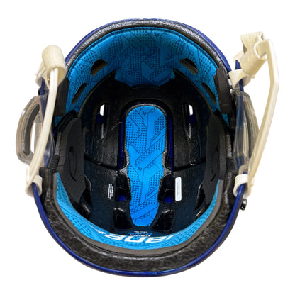 Bauer Re-Akt 65 Senior Ice Hockey Helmet Blue Excellent condition
