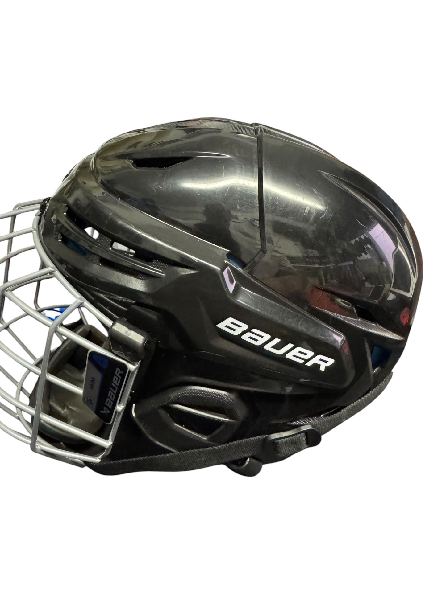 Bauer Re-Akt 55 Combo Ice Hockey Helmet – Medium – Black