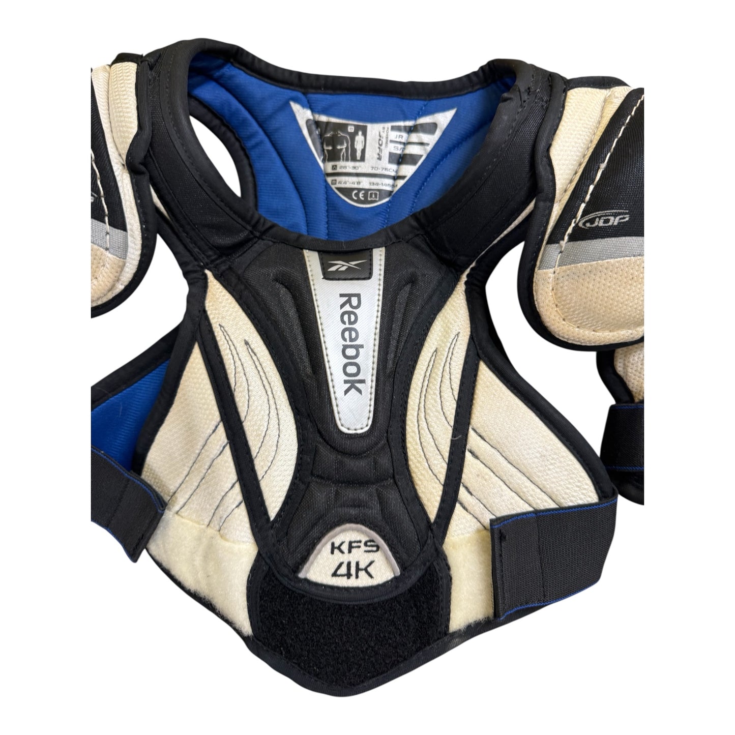 Reebok KFS 4K Junior Ice Hockey Shoulder Pads Small Used