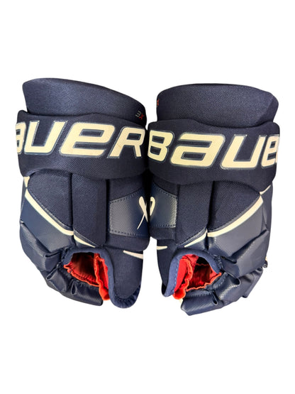 Bauer Vapor 3X Intermediate Ice Hockey Gloves – Navy, 13”