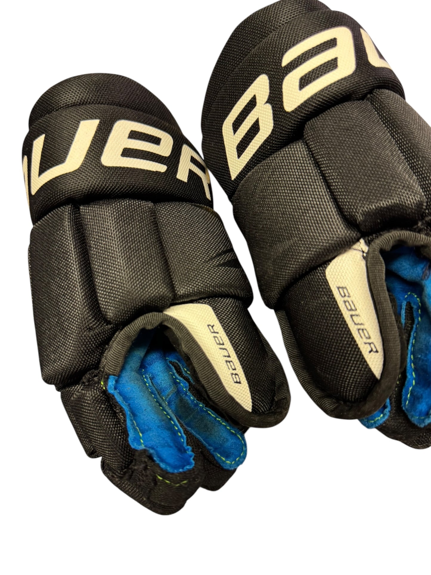 Bauer X S24 Youth Ice Hockey Gloves – 9” – Black/Blue – Used