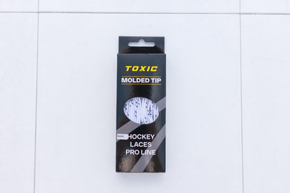 Toxic Hockey Ice Hockey Skate Laces White 72” to 120” Durable