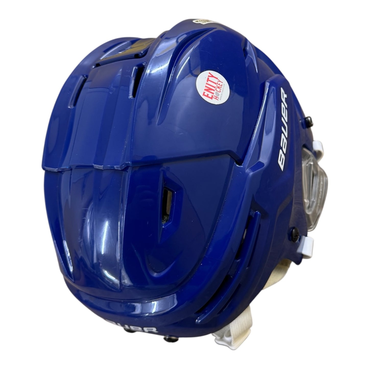 Bauer Re-Akt 65 Senior Ice Hockey Helmet Blue Excellent condition