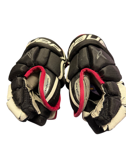 Bauer Vapor X900 Lite Junior Ice Hockey Gloves – 11” – Black/Red – Used