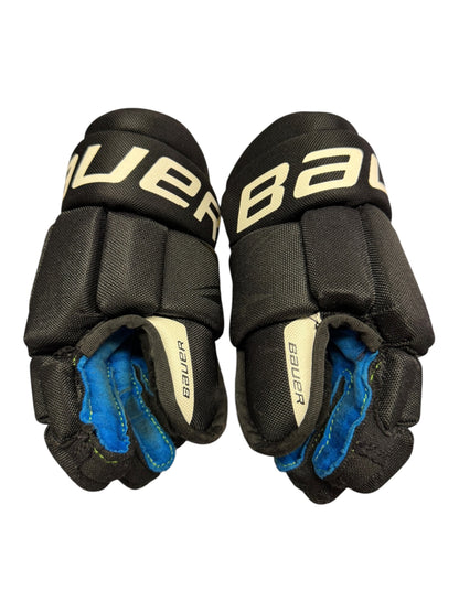 Bauer X S24 Youth Ice Hockey Gloves – 9” – Black/Blue – Used