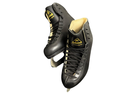 Jackson Freestyle Figure Ice Skates – Black, Size 1.5