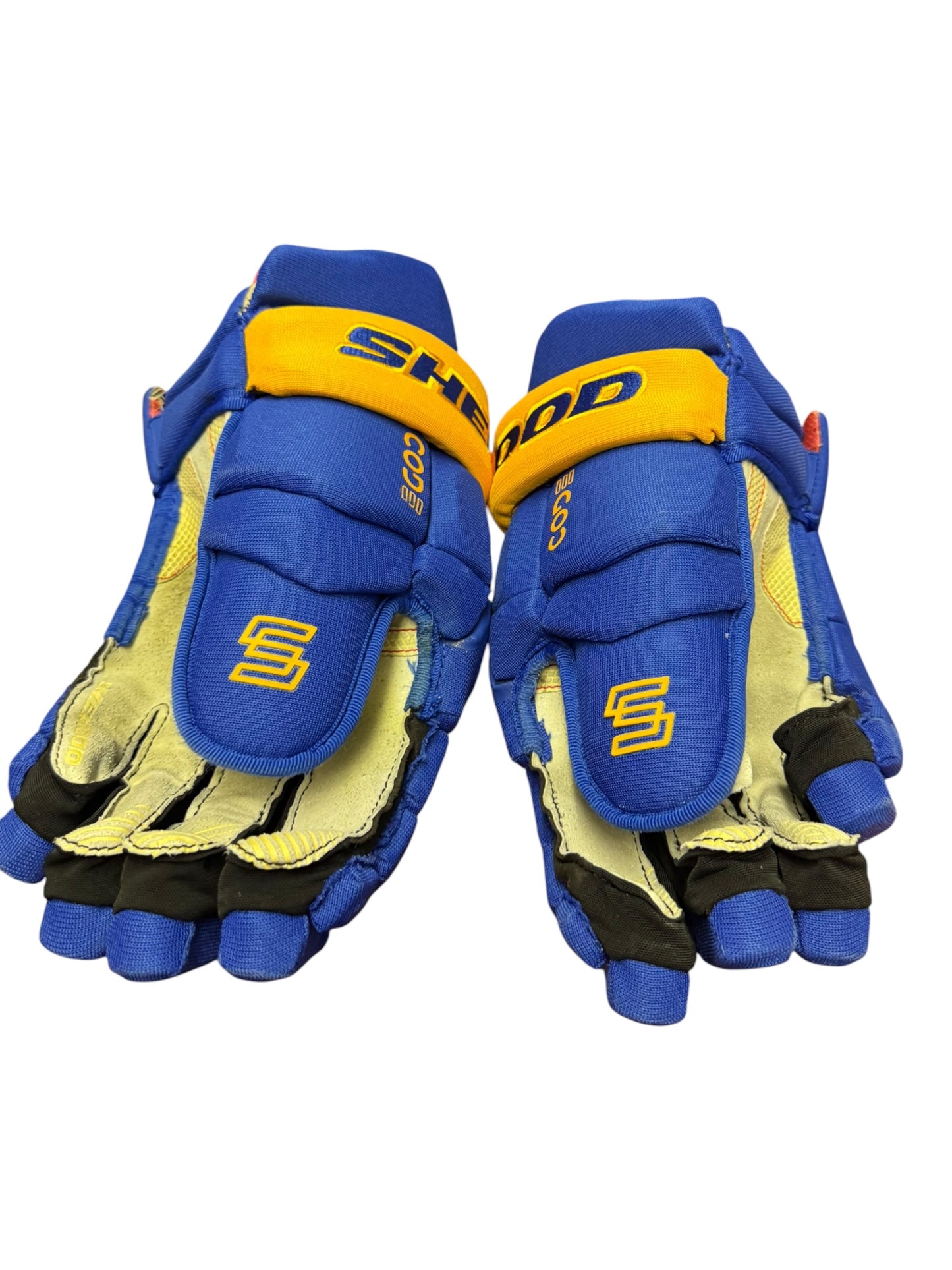 Buffalo Sabres Sherwood Pro Stock NHL Ice Hockey Gloves 15”