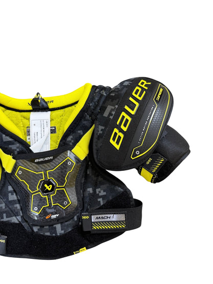 Bauer Supreme Mach Youth Ice Hockey Shoulder Pads – Medium Excellent Condition