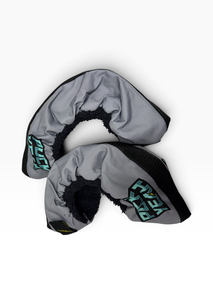 Puck Yeah Ice Hockey Fabric Skate Guards – Grey – Junior