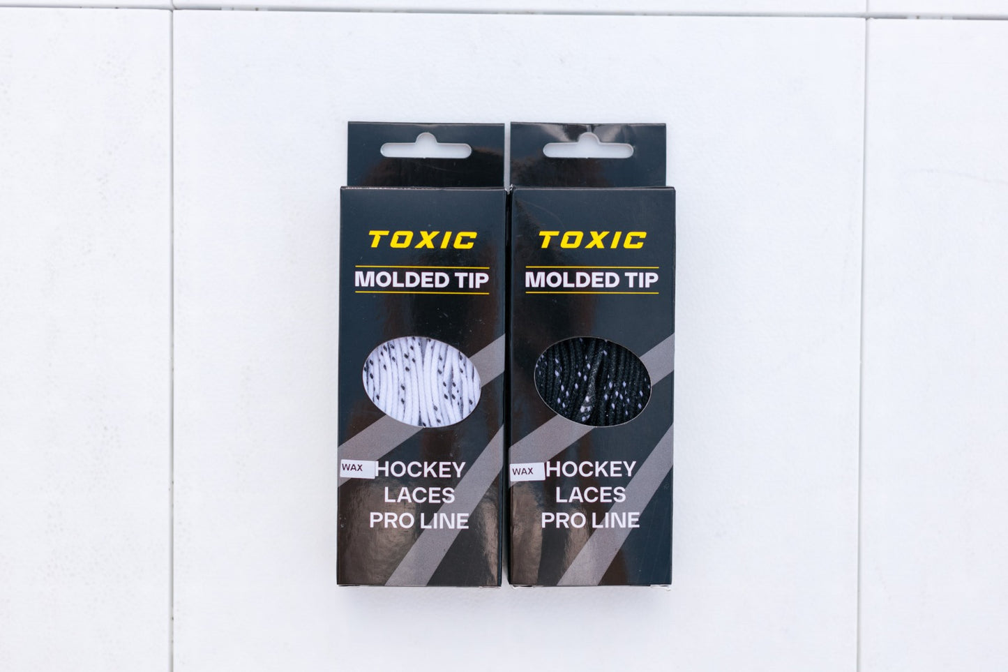 Toxic Hockey Ice Hockey Skate Laces White 72” to 120” Durable