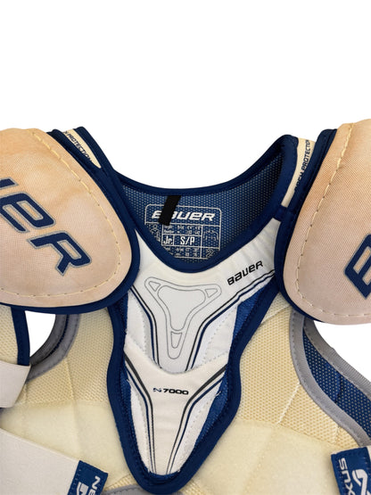 Bauer Nexus 7000 Junior Ice Hockey Shoulder Pads Size Small – Good Condition – Used