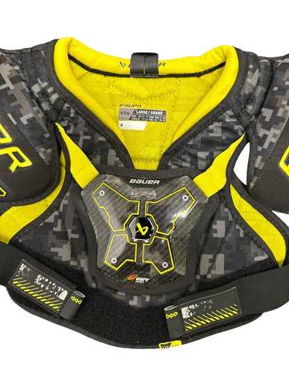 Bauer Supreme Mach Youth Ice Hockey Shoulder Pads – Large