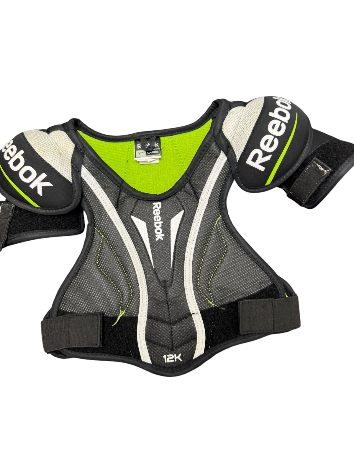 Reebok 12K Youth Ice Hockey Shoulder Pads – Large
