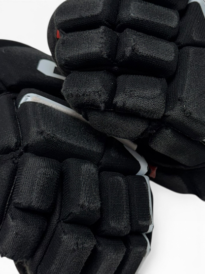 CCM NEXT Junior Ice Hockey Gloves – 10” – Black/Red – Used