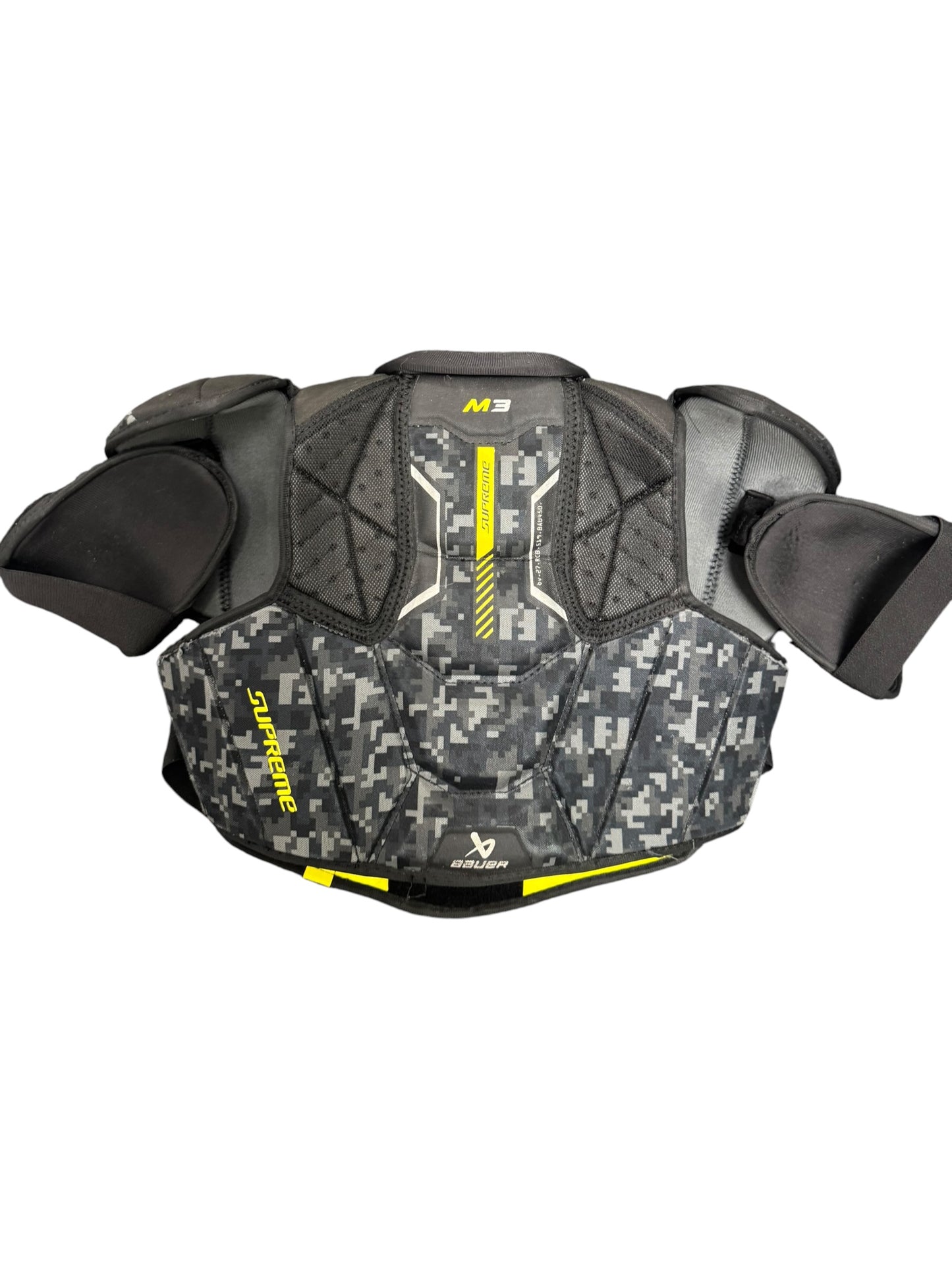 Bauer Supreme M3 Senior Ice Hockey Shoulder Pads – Black – Used