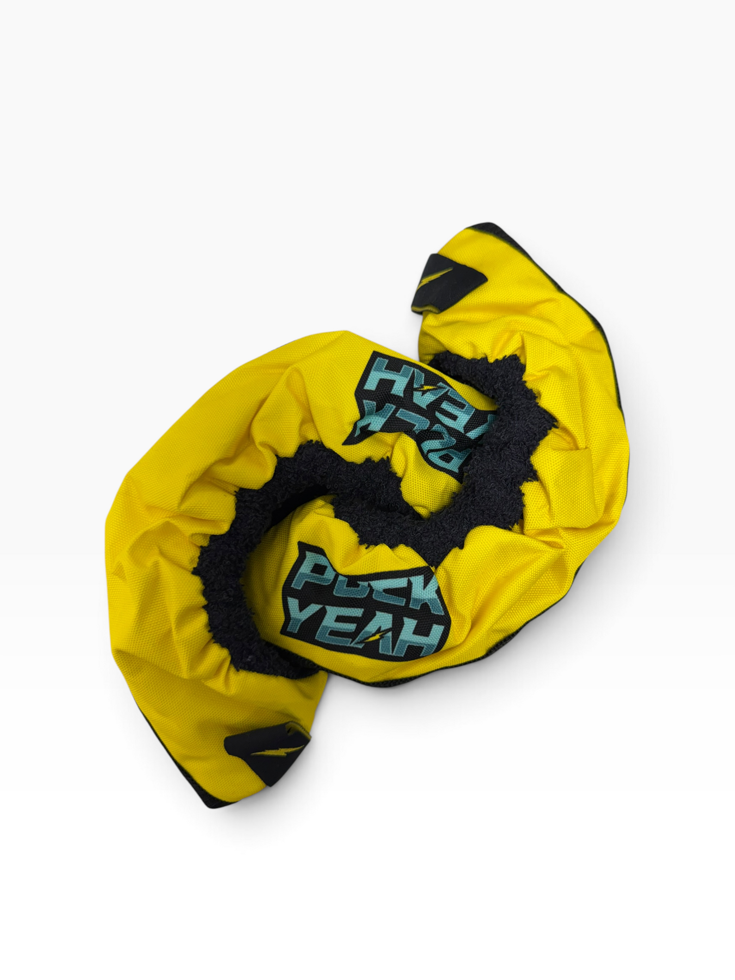Puck Yeah Ice Hockey Fabric Skate Guards – Yellow – Junior & Senior