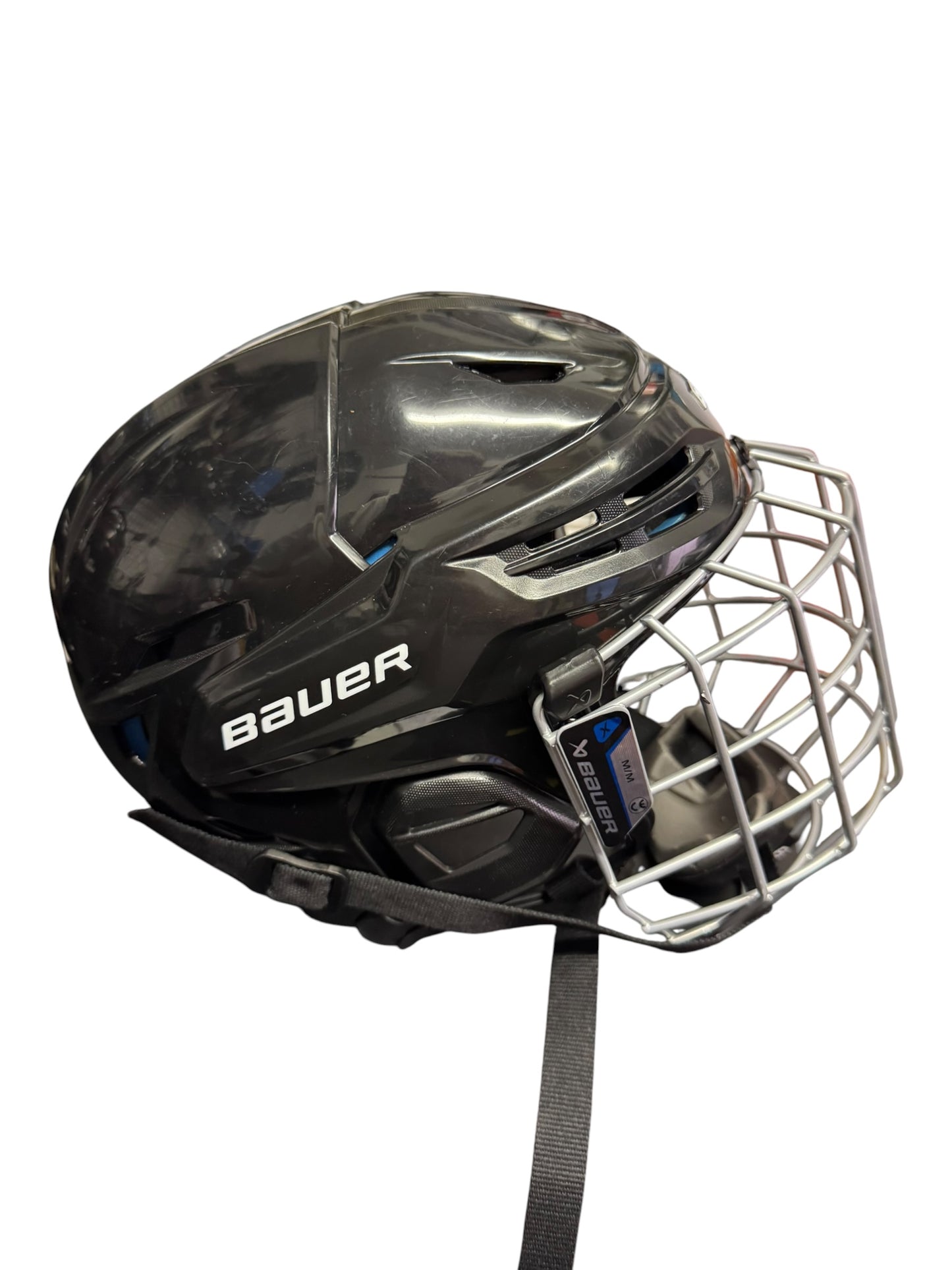 Bauer Re-Akt 55 Combo Ice Hockey Helmet – Medium – Black
