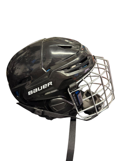 Bauer Re-Akt 55 Combo Ice Hockey Helmet – Medium – Black