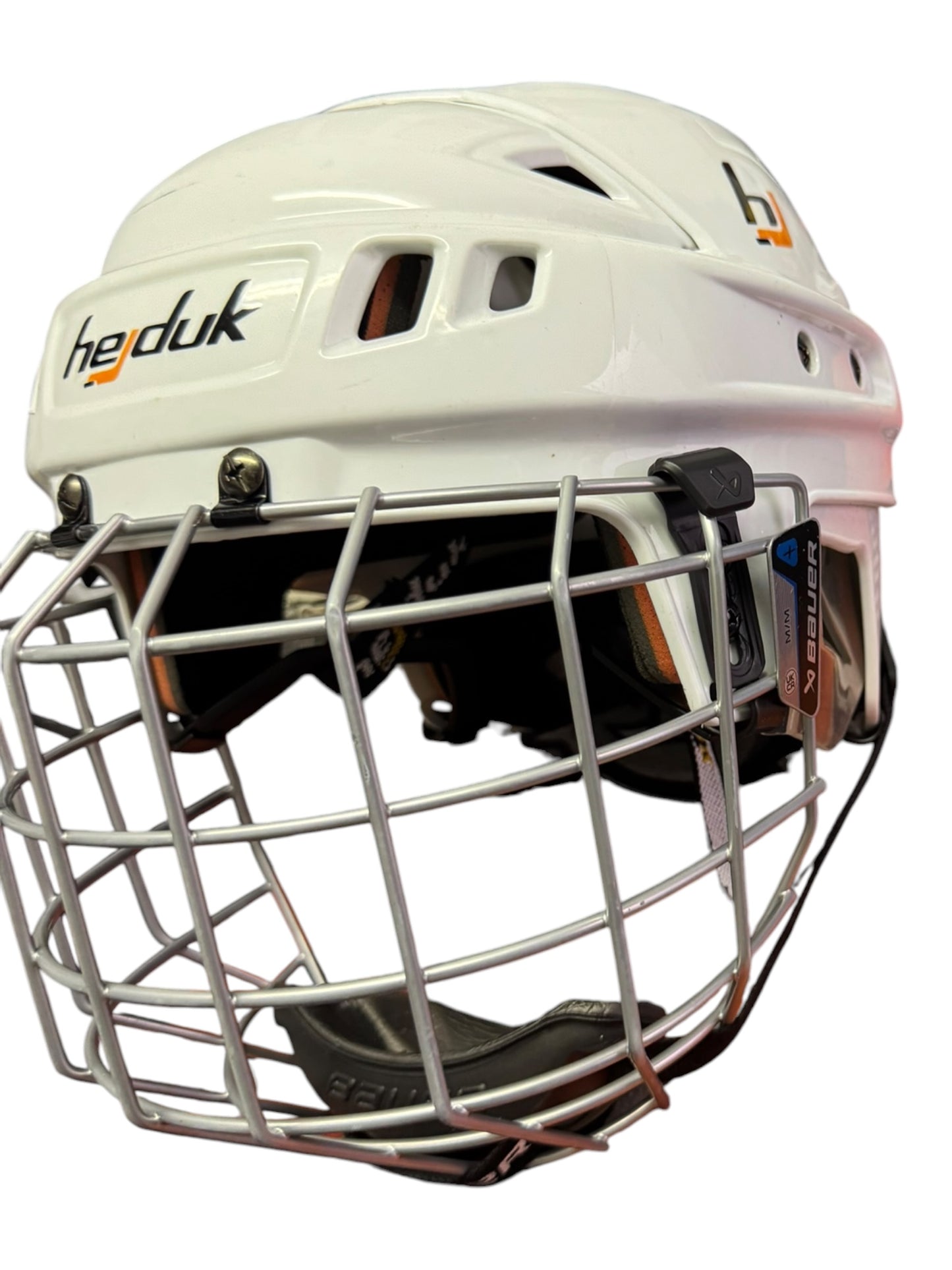 Hejduk Senior Ice Hockey Helmet M/L Silver Cage