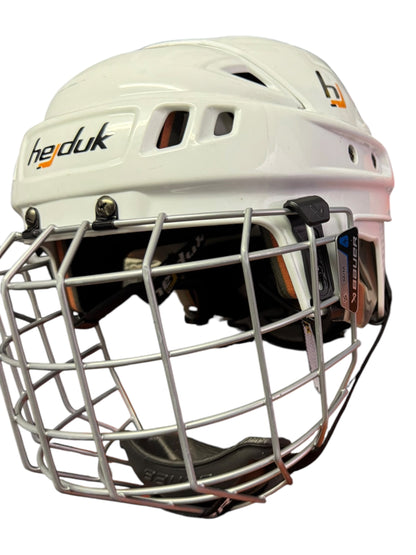 Hejduk Senior Ice Hockey Helmet M/L Silver Cage