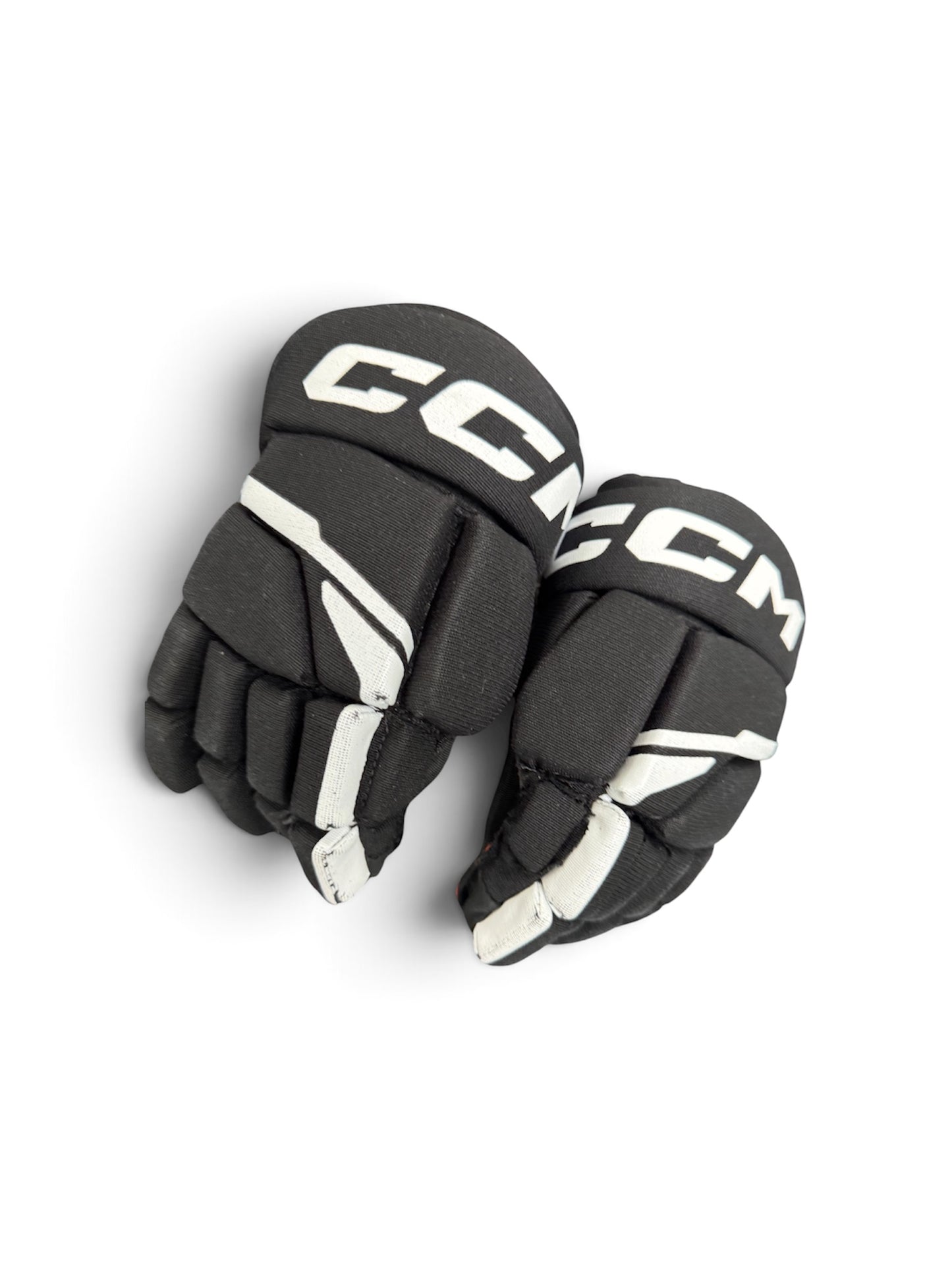 CCM NEXT Youth Ice Hockey Gloves 9” Black/Red Used