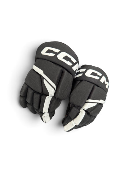 CCM NEXT Youth Ice Hockey Gloves 9” Black/Red Used